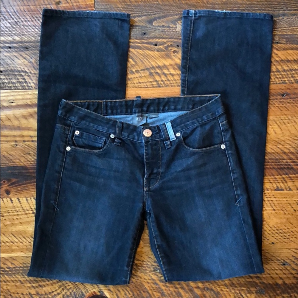 Armani Exchange dark blue jeans